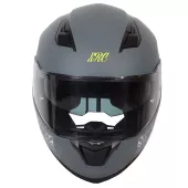 Kask motocyklowy XRC Cobra king matowy szary / fluo