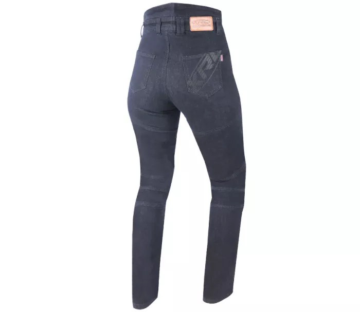 Damskie jeansy moto XRC Cropped jeans damskie niebieskie