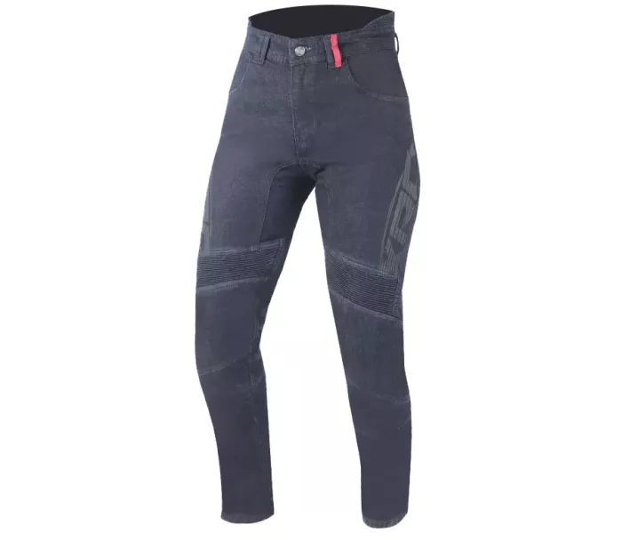 Damskie jeansy moto XRC Cropped jeans damskie niebieskie