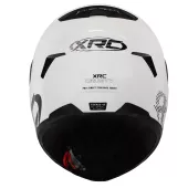 XRC Crusty błyszczący biały kask motocyklowy