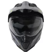 Kask motocyklowy XRC Dual Alpiner 3.0 ciemnoszary/czarny/fluo