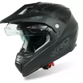 Kask motocyklowy XRC Dual Alpiner 2.0 ECE06 czarny matowy