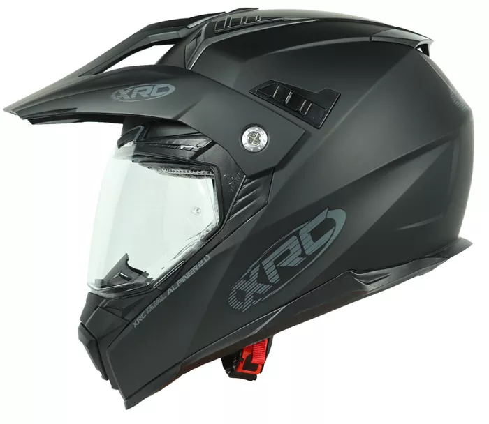 Kask motocyklowy XRC Dual Alpiner 2.0 ECE06 czarny matowy