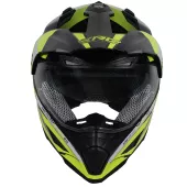 Kask motocyklowy XRC Dual Alpiner 2.0 czarny / fluo