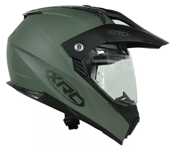 Kask na moto XRC Dual Alpiner 2.0 ECE06 mat khaki