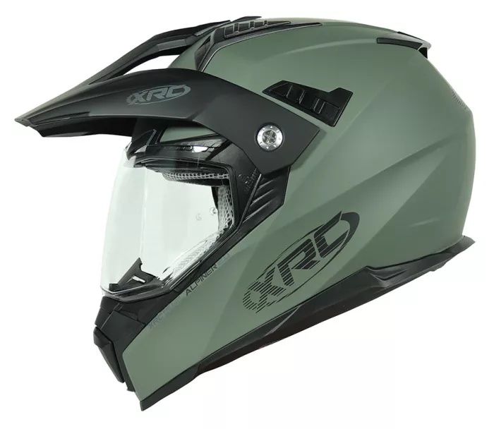 Kask na moto XRC Dual Alpiner 2.0 ECE06 mat khaki