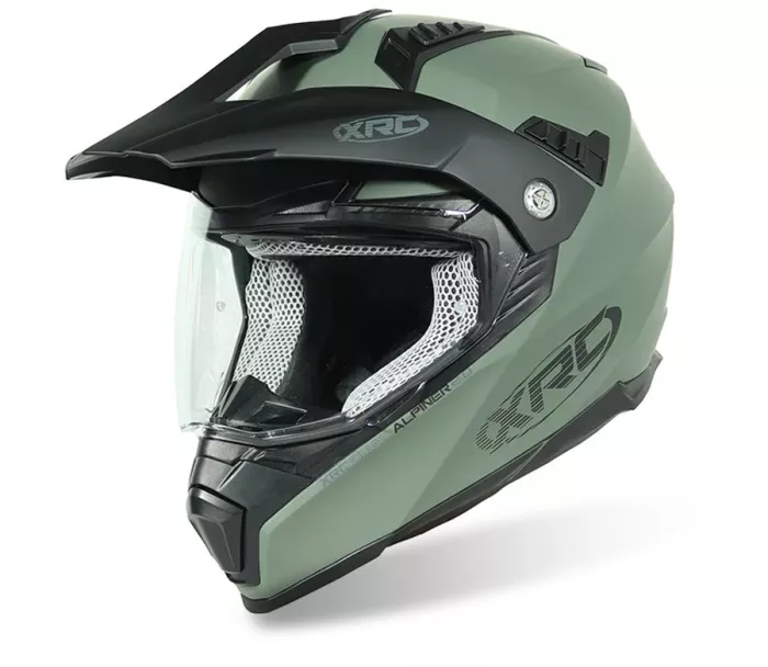 Kask na moto XRC Dual Alpiner 2.0 ECE06 mat khaki