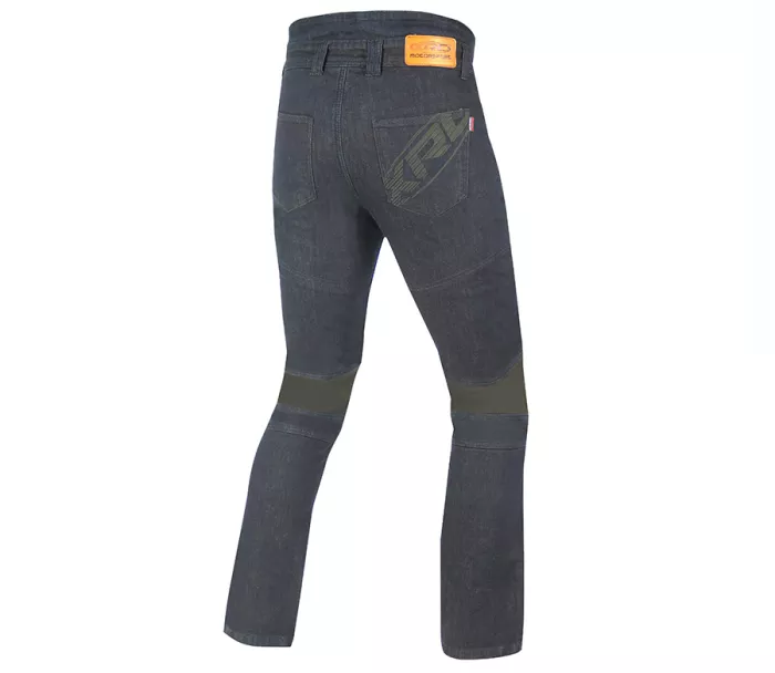 Jeansy motocyklowe XRC EVO Strip jeans męskie niebieskie w