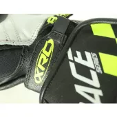 Rękawice motocyklowe XRC HADERG RACE BLK / WHT / FLUO