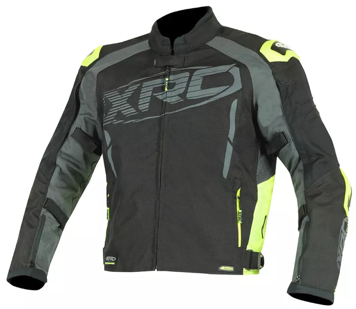 Kurtka motocyklowa XRC Haderg WTP blk / szara / fluo