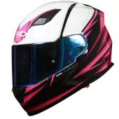 Kask motocyklowy XRC Merchi R czarno/różowo/biały