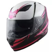 Kask motocyklowy XRC Merchi R czarno/różowo/biały