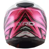 Kask motocyklowy XRC Merchi R czarno/różowo/biały