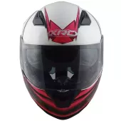 Kask motocyklowy XRC Merchi R czarno/różowo/biały