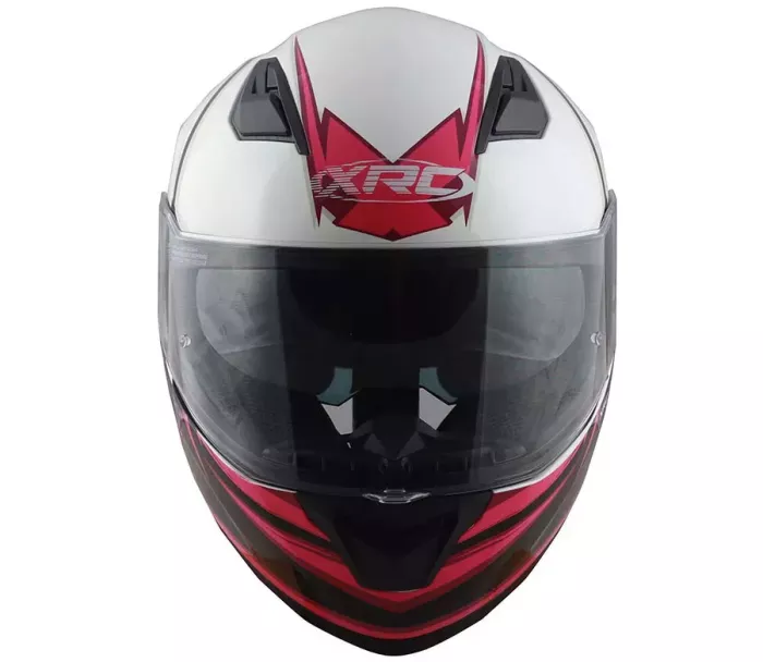 Kask motocyklowy XRC Merchi R czarno/różowo/biały