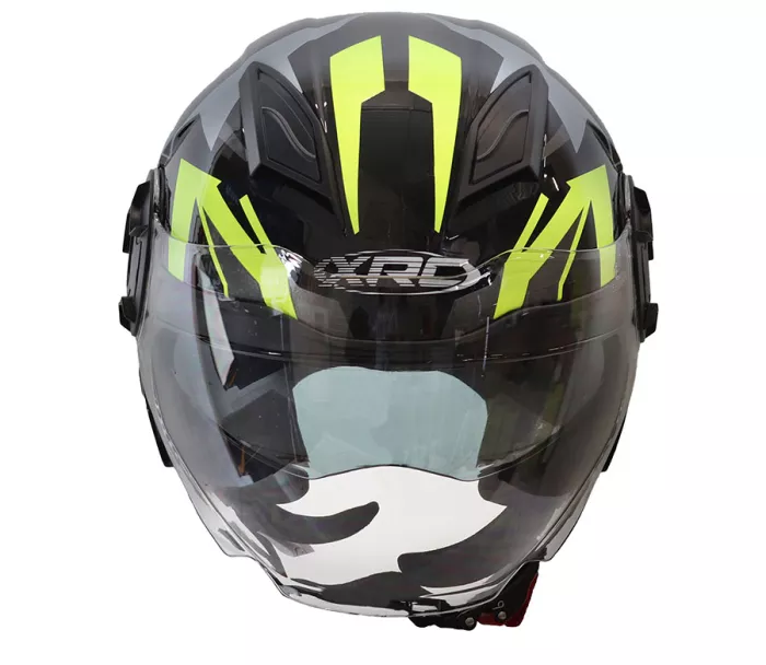 Kask motocyklowy XRC Metric 2.0 czarny/fluo