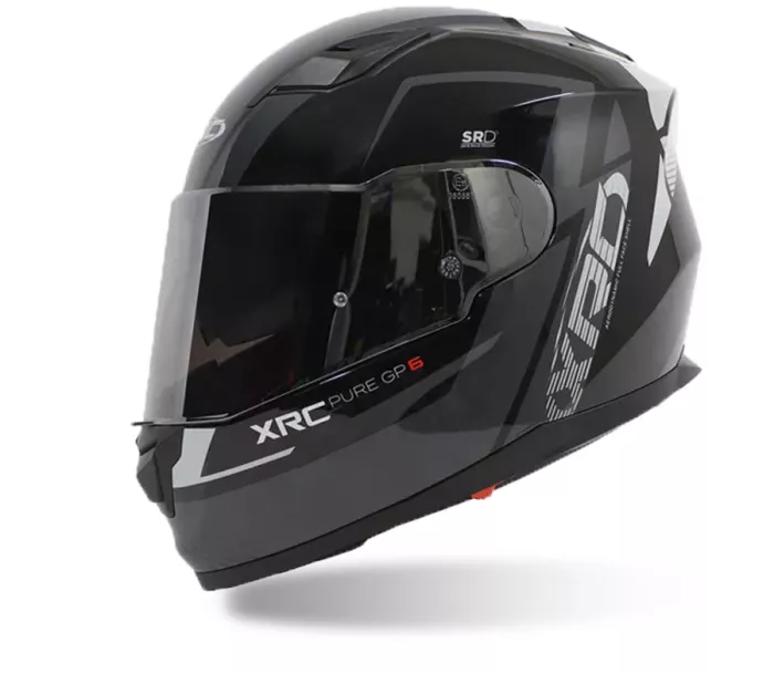 Kask motocyklowy XRC Pure GP 6 black/grey w rozmiarze