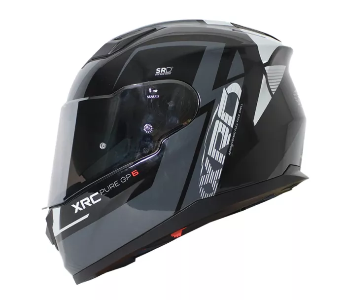 Kask motocyklowy XRC Pure GP 6 black/grey w rozmiarze