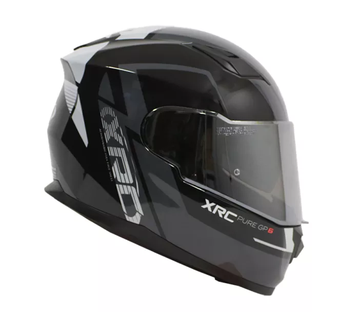 Kask motocyklowy XRC Pure GP 6 black/grey w rozmiarze