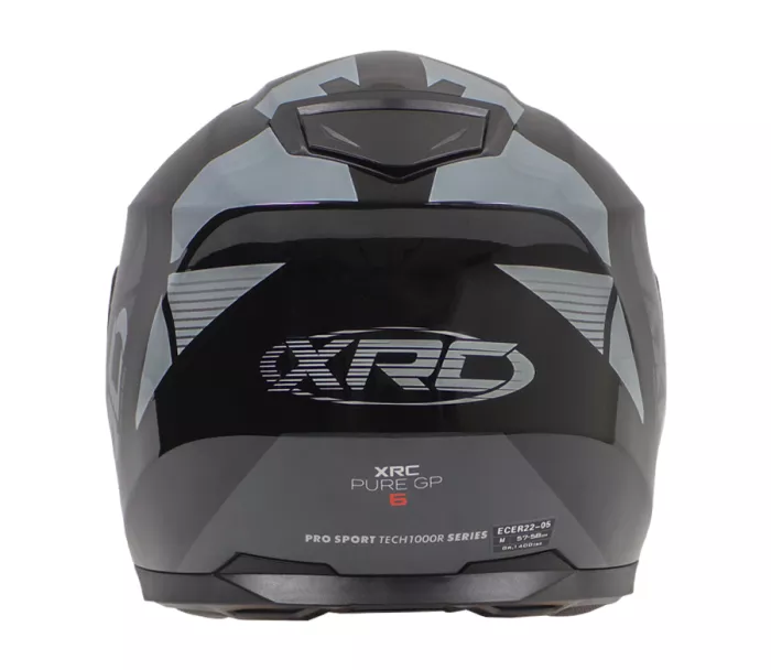 Kask motocyklowy XRC Pure GP 6 black/grey w rozmiarze