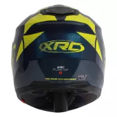 Kask motocyklowy XRC Pure GP 6 niebieski/żółty fluo