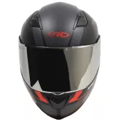 Kask motocyklowy XRC Pure GP 6 matowy czarno/czerwony