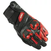 Rękawice motocyklowe XRC RUN 1/2 BLK / BLK / RED