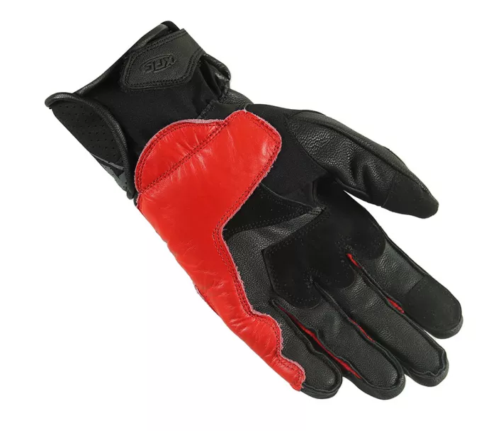 Rękawice motocyklowe XRC RUN 1/2 BLK / BLK / RED