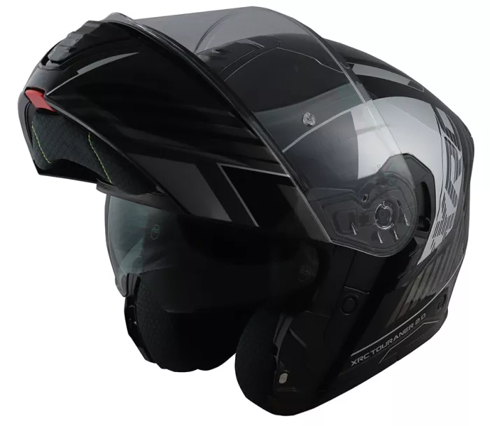 Kask motocyklowy XRC Touraner 2.0 czarno-szary