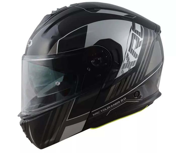 Kask motocyklowy XRC Touraner 2.0 czarno-szary