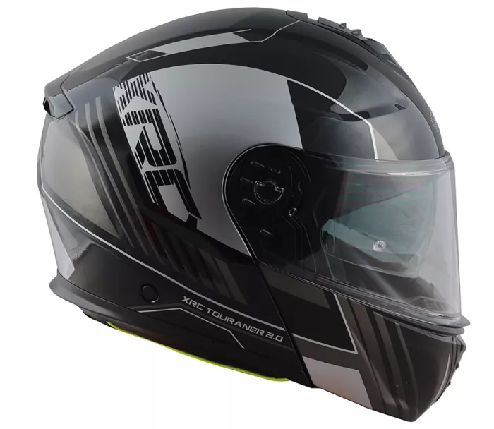 Kask motocyklowy XRC Touraner 2.0 czarno-szary