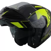 Kask motocyklowy XRC Touraner 2.0 czarny / fluo