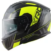 Kask motocyklowy XRC Touraner 2.0 czarny / fluo