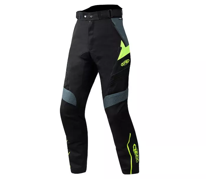 Spodnie motocyklowe XRC Winkle WTP czarne / szare / fluo rozmiar 5XL