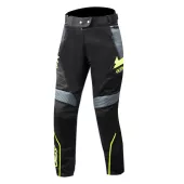 Damskie spodnie motocyklowe XRC Winkle WTP blk / szare / fluo