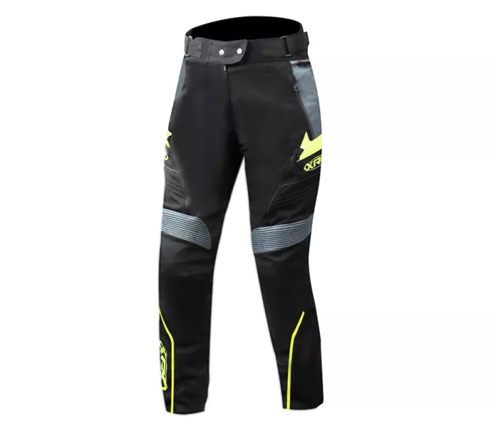 Damskie spodnie motocyklowe XRC Winkle WTP blk / szare / fluo