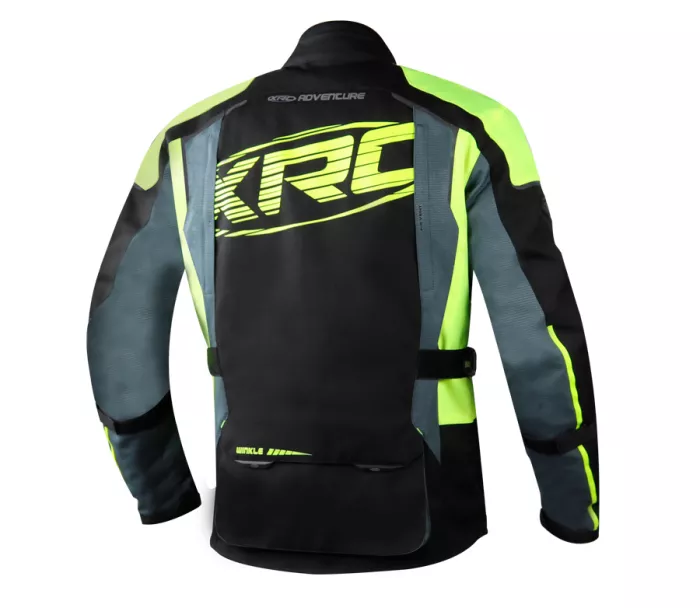 Kurtka motocyklowa XRC Winkle WTP blk / szara / fluo