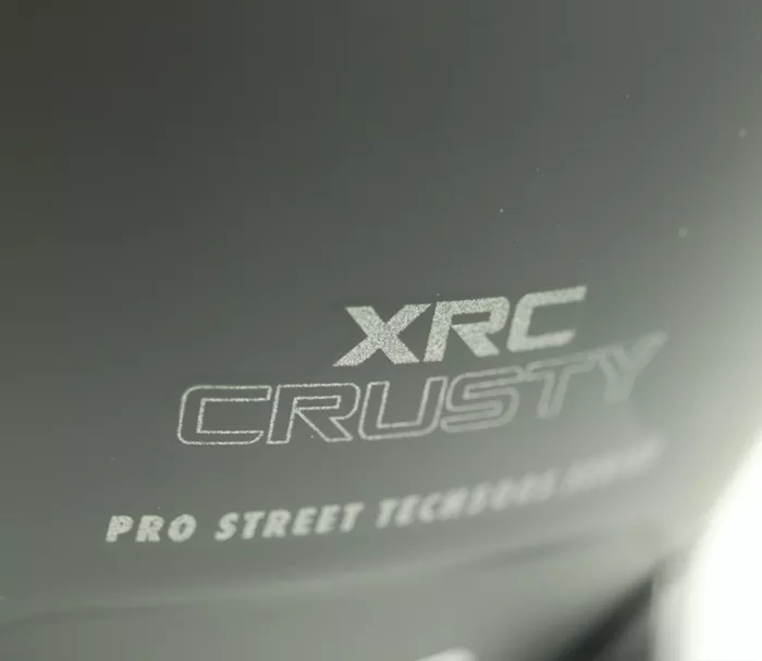 XRC Crusty matowy czarny kask motocyklowy