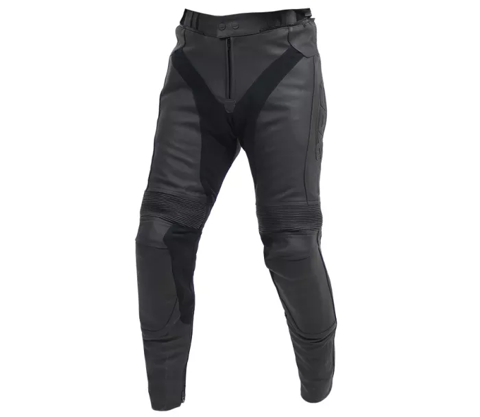 Skórzane spodnie XRC GLET men leather pants black