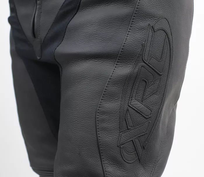 Skórzane spodnie XRC GLET men leather pants black