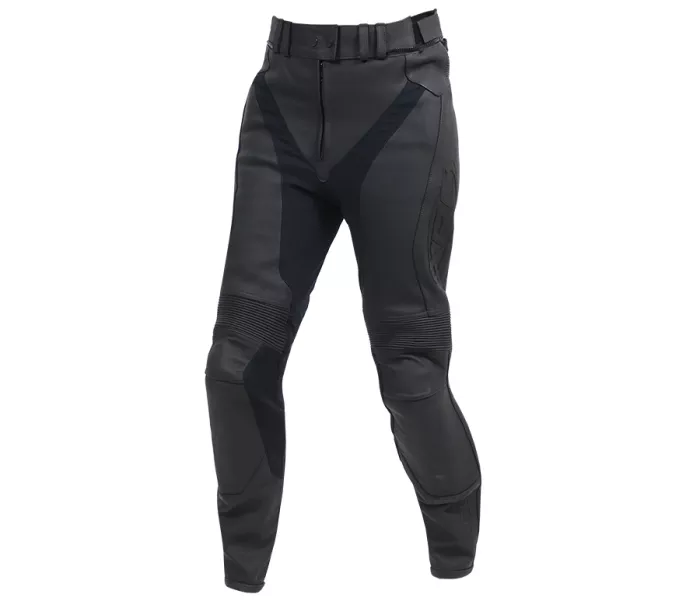 Damskie skórzane spodnie XRC GLET ladies leather pants black