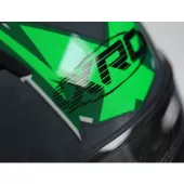 Kask motocyklowy XRC Merchi R czarny / zielony / szary