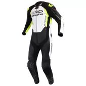 Kombinezon jednoczęściowy XRC Circuito HLT men Tech10 black/white/fluo