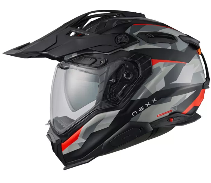 Adventure kask NEXX X.WED 3 Trailmania grey red MT