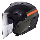 Otwórz kask Caberg Soho Zephyr matt black/military green/orange